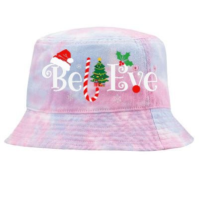 BEST BELIEVE CHRISTMAS PAJAMA EVER Xmas Family Funny  Tie-Dyed Bucket Hat