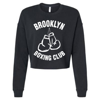 Brooklyn Boxing Club Hanging Gloves Gift Cropped Pullover Crew