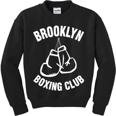 Brooklyn Boxing Club Hanging Gloves Gift Kids Sweatshirt