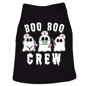 Boo Boo Crew Funny Nurse Halloween Ghost Costume Doggie Tank