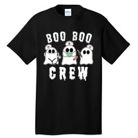 Boo Boo Crew Funny Nurse Halloween Ghost Costume Tall T-Shirt