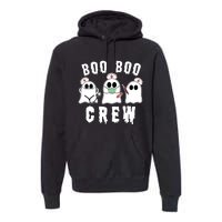 Boo Boo Crew Funny Nurse Halloween Ghost Costume Premium Hoodie