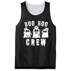 Boo Boo Crew Funny Nurse Halloween Ghost Costume Mesh Reversible Basketball Jersey Tank