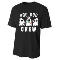 Boo Boo Crew Funny Nurse Halloween Ghost Costume Performance Sprint T-Shirt