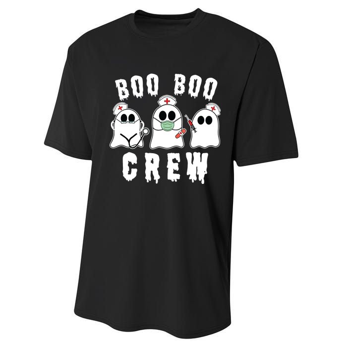 Boo Boo Crew Funny Nurse Halloween Ghost Costume Performance Sprint T-Shirt