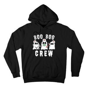 Boo Boo Crew Funny Nurse Halloween Ghost Costume Tall Hoodie