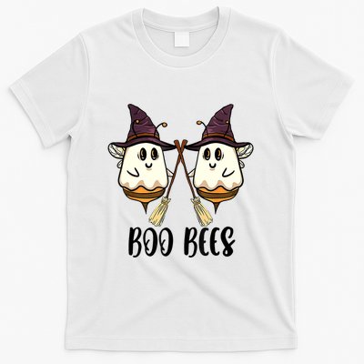Boo Bees Couples Witch Halloween Costume Ghost Funny T-Shirt