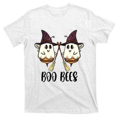 Boo Bees Couples Witch Halloween Costume Ghost Funny T-Shirt