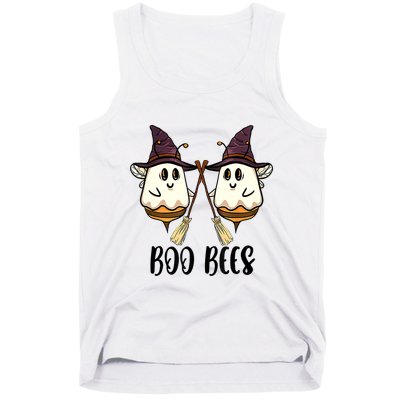 Boo Bees Couples Witch Halloween Costume Ghost Funny Tank Top