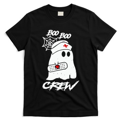 Boo Boo Crew Nurse Ghost Funny Halloween Costume Nursing T-Shirt