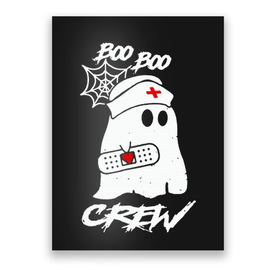 Boo Boo Crew Nurse Ghost Funny Halloween Costume Nursing Poster