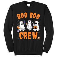 Boo Boo Crew Cute Ghost Halloween Nurse Pumpkin Nurse Women Sweatshirt