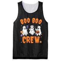 Boo Boo Crew Cute Ghost Halloween Nurse Pumpkin Nurse Women Mesh Reversible Basketball Jersey Tank