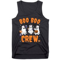 Boo Boo Crew Cute Ghost Halloween Nurse Pumpkin Nurse Women Tank Top