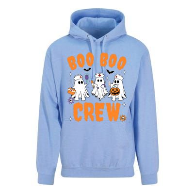 Boo Boo Crew Cute Ghost Halloween Nurse Pumpkin Nurse Women Unisex Surf Hoodie