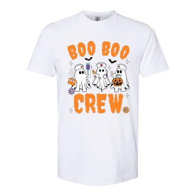 Boo Boo Crew Cute Ghost Halloween Nurse Pumpkin Nurse Women Softstyle CVC T-Shirt