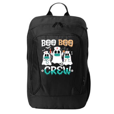 Boo Boo Crew Nurse Halloween Ghost Costume Women City Backpack