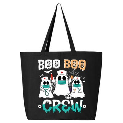 Boo Boo Crew Nurse Halloween Ghost Costume Women 25L Jumbo Tote