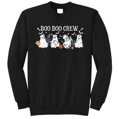 Boo Boo Crew Nurse Ghost Nursing Halloween Spooky Nurse Sweatshirt