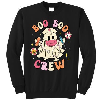 Boo Boo Crew Halloween Ghost Nurse Sweatshirt