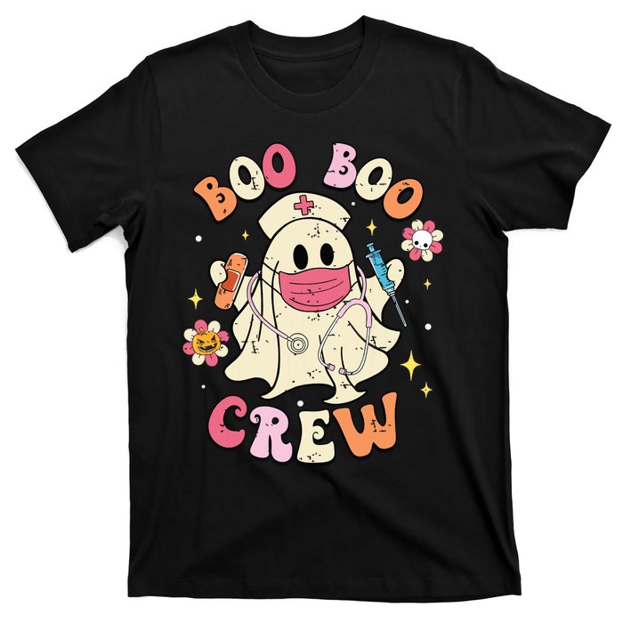 Boo Boo Crew Halloween Ghost Nurse T-Shirt