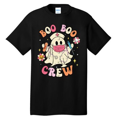 Boo Boo Crew Halloween Ghost Nurse Tall T-Shirt