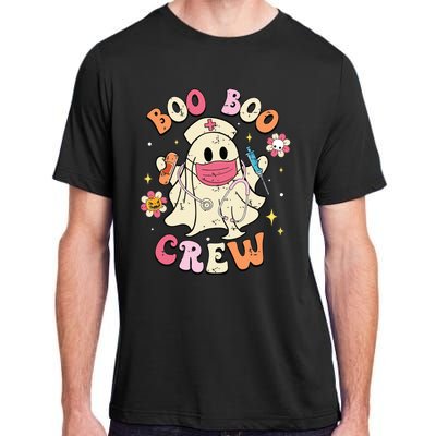 Boo Boo Crew Halloween Ghost Nurse Adult ChromaSoft Performance T-Shirt