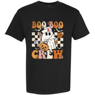 Boo Boo Crew Halloween Nurse Ghost Paramedic Emt Ems Garment-Dyed Heavyweight T-Shirt