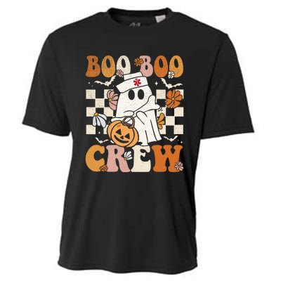 Boo Boo Crew Halloween Nurse Ghost Paramedic Emt Ems Cooling Performance Crew T-Shirt