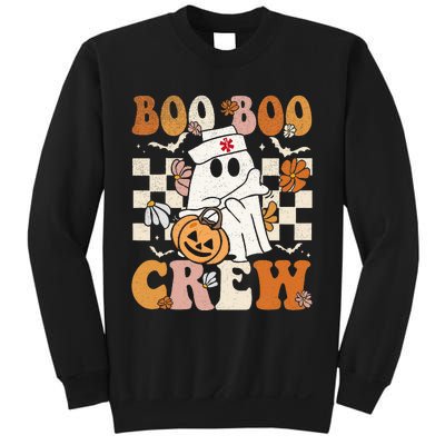 Boo Boo Crew Halloween Nurse Ghost Paramedic Emt Ems Sweatshirt