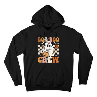 Boo Boo Crew Halloween Nurse Ghost Paramedic Emt Ems Tall Hoodie