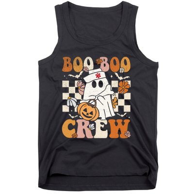 Boo Boo Crew Halloween Nurse Ghost Paramedic Emt Ems Tank Top