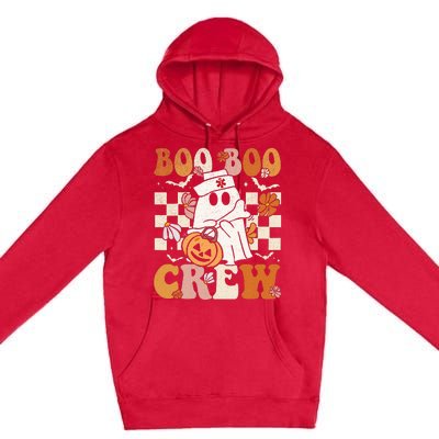 Boo Boo Crew Halloween Nurse Ghost Paramedic Emt Ems Premium Pullover Hoodie