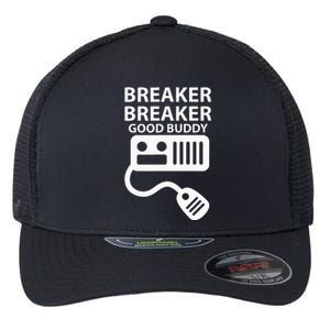 Breaker Breaker CB Radio Flexfit Unipanel Trucker Cap