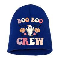 Boo Boo Crew Cute Ghost Funny Nurse Halloween Costume Gift Short Acrylic Beanie