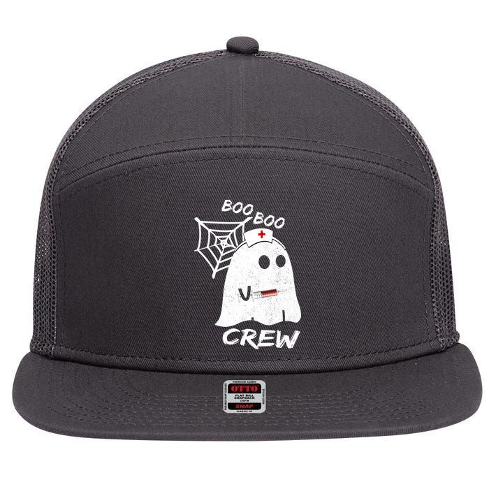 Boo Boo Crew Nurse 7 Panel Mesh Trucker Snapback Hat