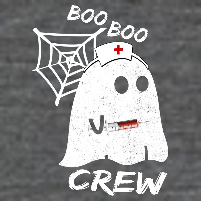 Boo Boo Crew Nurse 7 Panel Mesh Trucker Snapback Hat