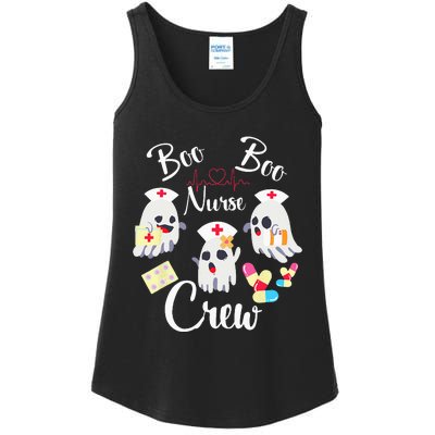 Boo Boo Crew Nurse Ghost Costume Funny Halloween Gift Ladies Essential Tank