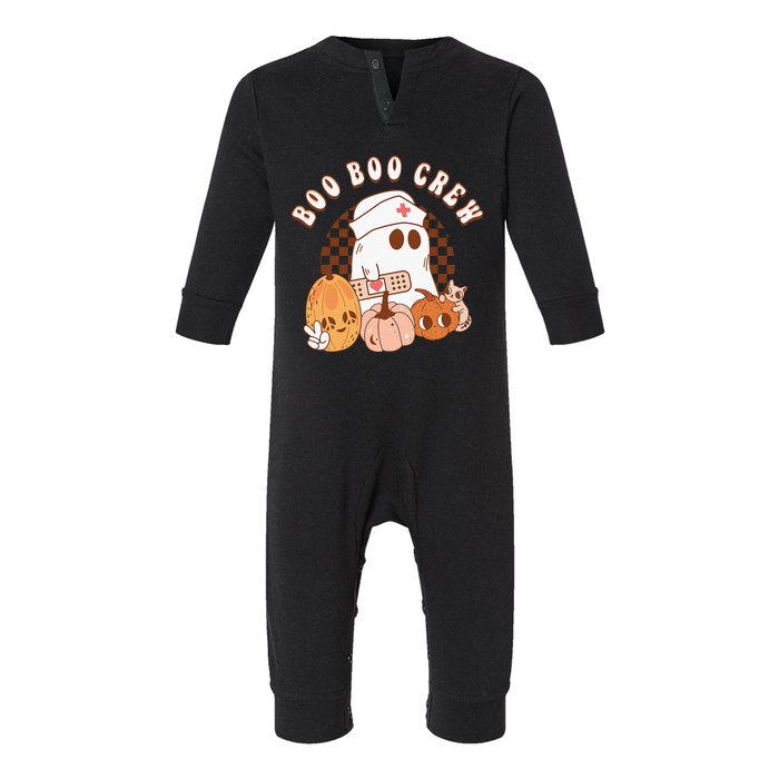 Boo Boo Crew Cute Nurse Halloween Infant Fleece One Piece