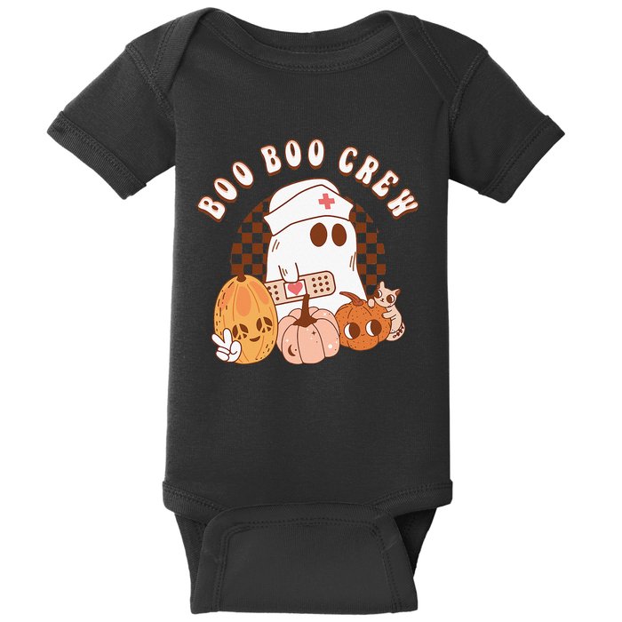 Boo Boo Crew Cute Nurse Halloween Baby Bodysuit