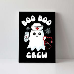 Boo Boo Crew Cute Nurse Ghost Funny Halloween Kids Canvas