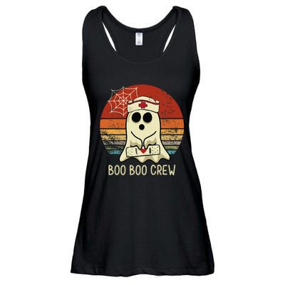 Boo Boo Crew Nurse Halloween Nurse Ladies Essential Flowy Tank