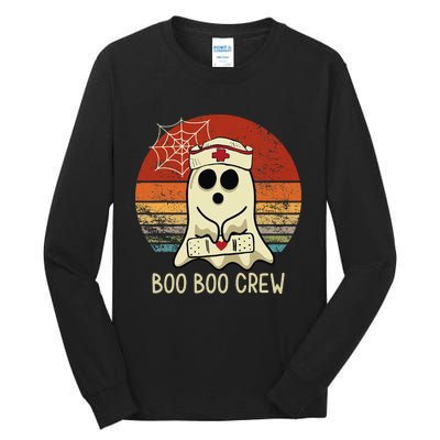 Boo Boo Crew Nurse Halloween Nurse Tall Long Sleeve T-Shirt