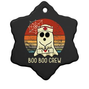 Boo Boo Crew Nurse Halloween Nurse Ceramic Star Ornament