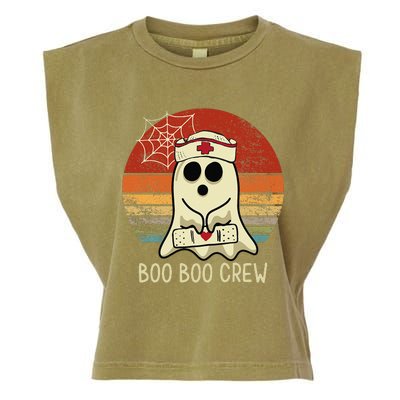 Boo Boo Crew Nurse Halloween Nurse Garment-Dyed Women's Muscle Tee