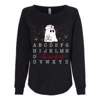 Boo Boo Crew Nurse Ghost Funny Halloween Costume Alphabet Womens California Wash Sweatshirt