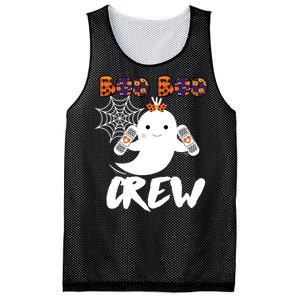 Boo Boo Crew Nurse Funny Halloween Costume Fun Gift Mesh Reversible Basketball Jersey Tank