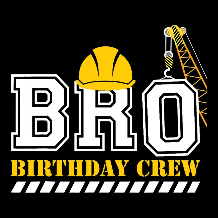 Brother Birthday Crew Construction Birthday Party Impact Tech Backpack