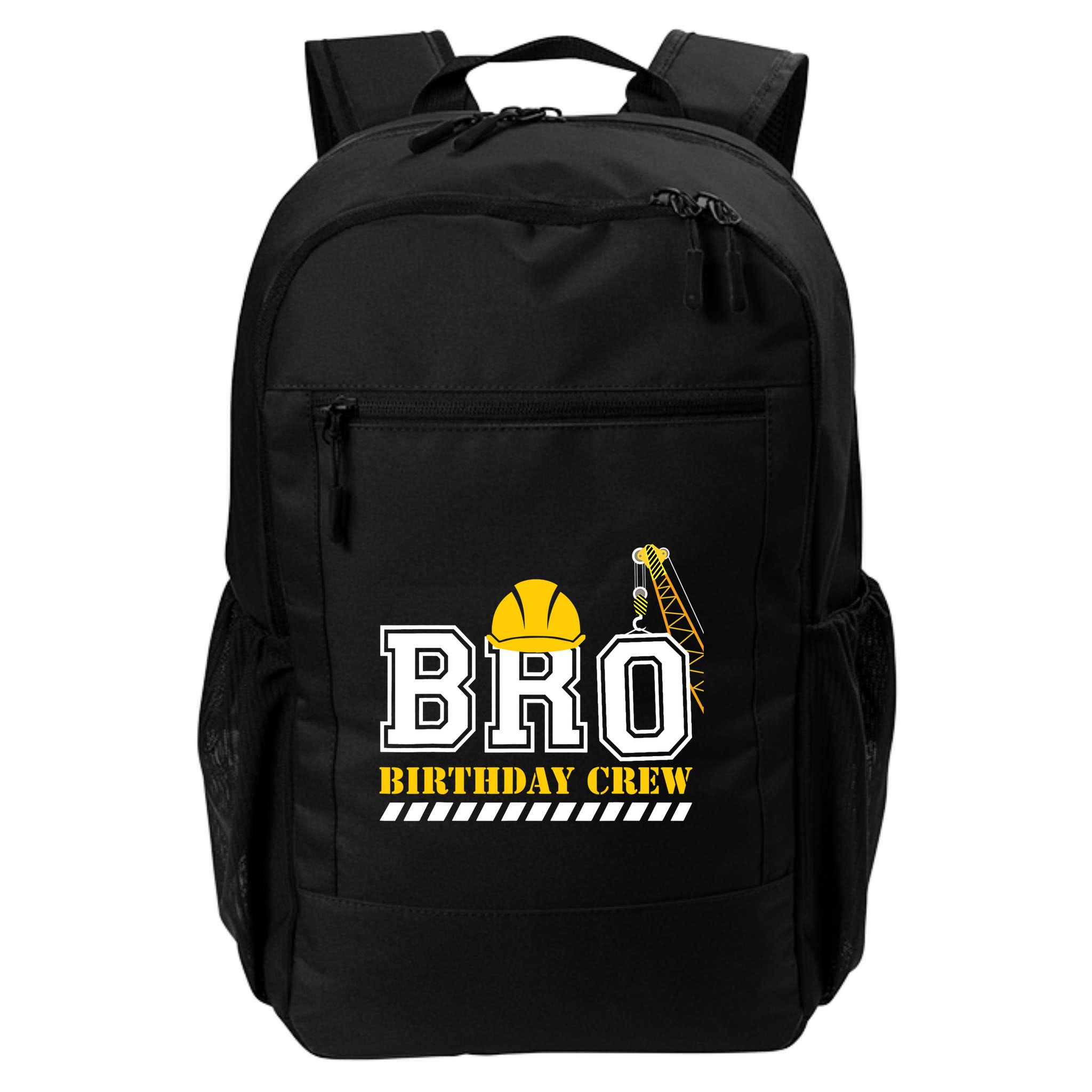 Brother Birthday Crew Construction Birthday Party Backpack