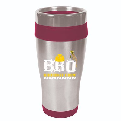 Brother Birthday Crew Construction Birthday Party 16oz Travel Tumbler